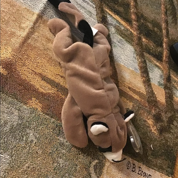 TY beanie Raccoon 🦝 Ringo hang tag in plastic NWT cute brown black . - Picture 2 of 7